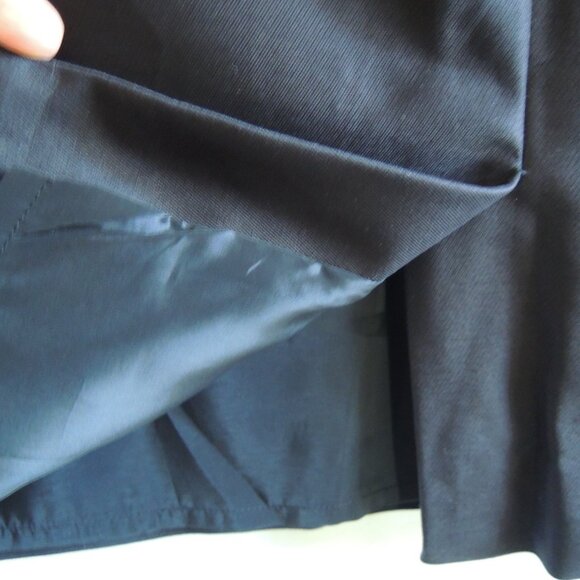 J. Crew Black No. 2 Pencil Skirt Stretch Cotton 4 (Fits M/S) - Picture 6 of 10